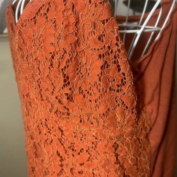 Maurices Rust Colored Lace Camisole - Picture 8 of 8